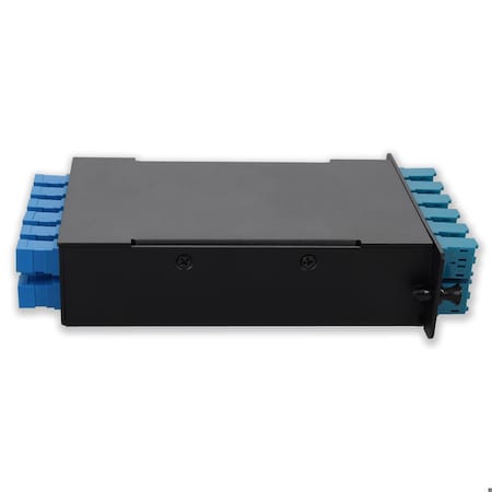 Add-On 4-BAY CASSETTE 24-FIBER 12 DUPLEX CS IN, 12 LC DUPLEX OUT, SINGLE-MODE DUP ADD-4BAYC12CSD12LCDS2